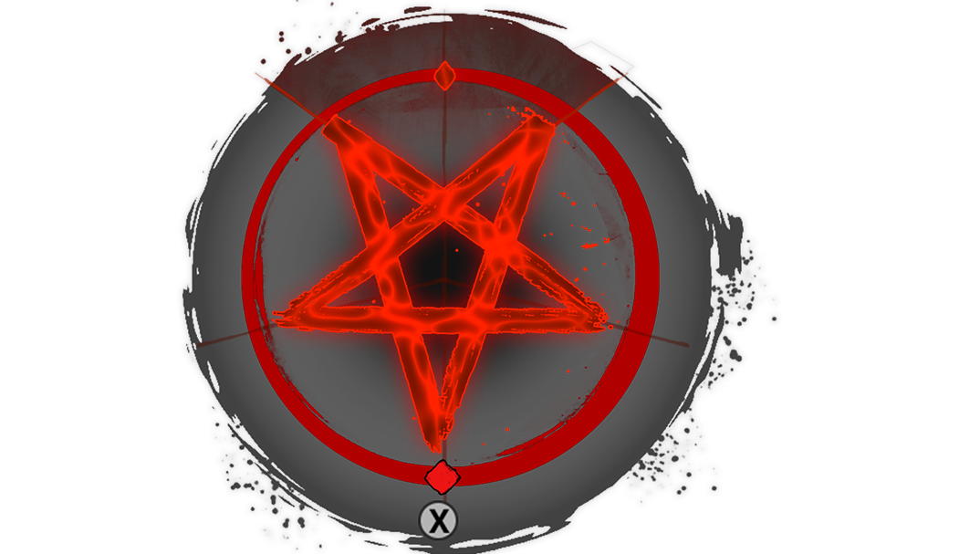 Red Ritual Emblem Visions of Evil